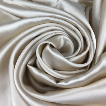 Spot silk fabric plain crepe satin mulberry raw silk fabric 100 pure fabric for pajamas clothing