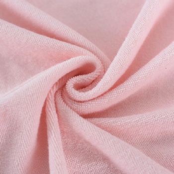 Factory Custom Plain 80 Cotton 20 Polyester 200 GSM Towel Fabric for Bath Towel