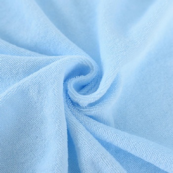 Factory Custom Plain 80 Cotton 20 Polyester 200 GSM Towel Fabric for Bath Towel