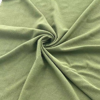 Knit 4 Ways Stretch Jersey Fabric Manufacturer Selling 95 Rayon 5 Spandex Knitted High Stretchable Plain Dyed Sustainable Weft