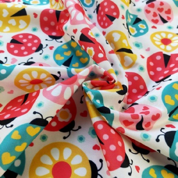 New products digital printing spandex pul waterproof print fabric for baby diaper