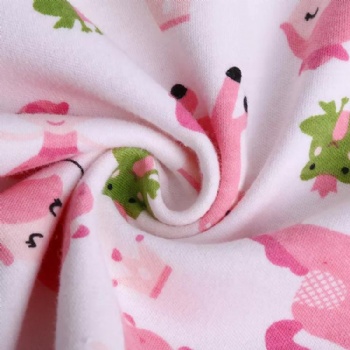 Fashion Printed Bamboo Fiber Cotton Fabric For Baby Towel Sleepwear